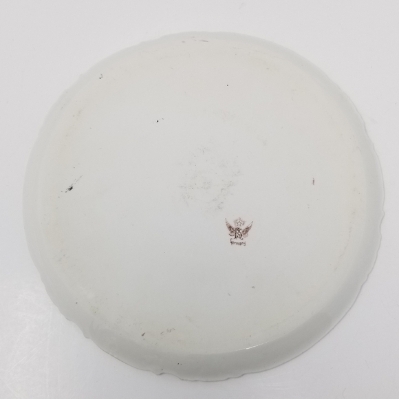 Porcelain? 8Inch Plate Signed Dog Sketch Portrait - Picture 12 of 16